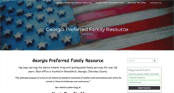 Desktop Screenshot of georgiapreferredfamilyresource.com